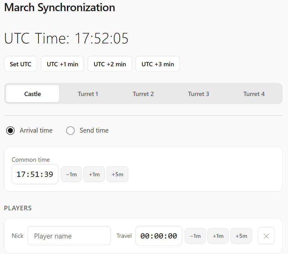 March Synchronization